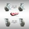 Service Caster 5 Inch SS Thermoplastic Caster Set with Roller Bearing 4 Swivel Lock 2 Brake SCC SCC-SS30S520-TPRRF-TLB-BSL-2-BSL-2 - alternate 4